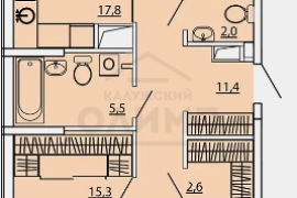 3 комн. кв. 80,3 м², 5/9 эт.