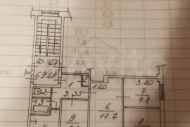 4-к. квартира, 60 м², 5/5 эт.