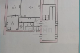 2-комн. кв., 43 м², 1/2 эт.